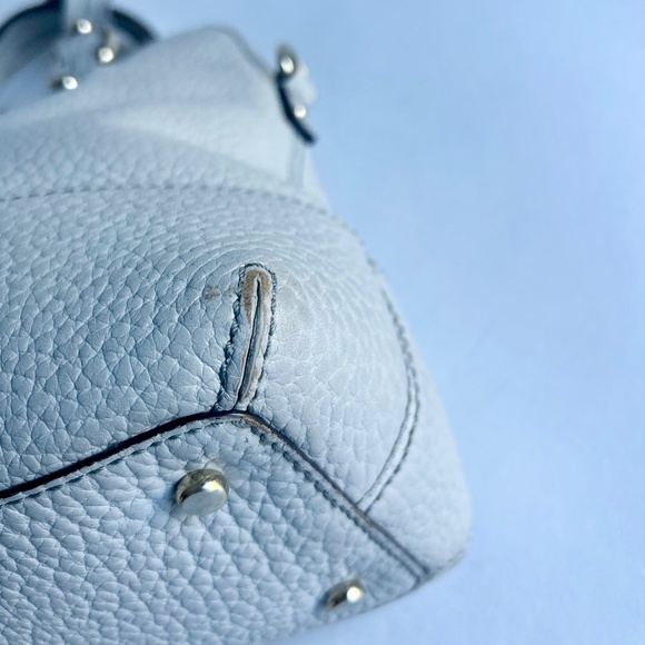 Kate Spade Grey Pebble Genuine Leather Tote - Picture 7 of 15